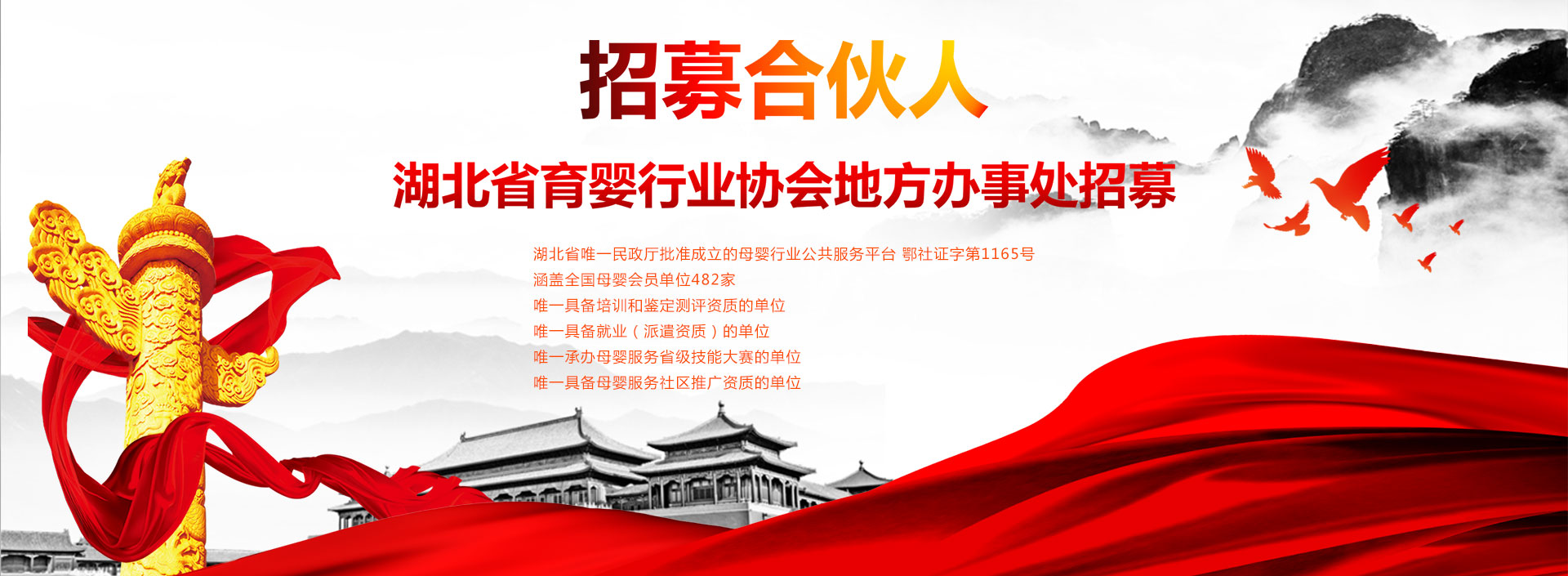湖北省育婴行业协会地区办事处招募/加盟