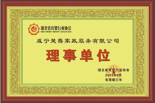 祝贺！咸宁楚骞荣升湖北省育婴行业协会理事会成员单位！