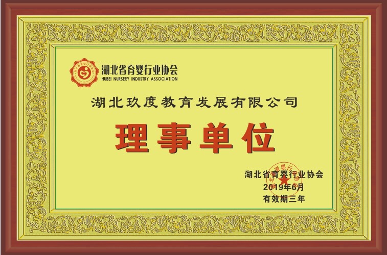 祝贺！玖度教育荣升湖北省育婴行业协会理事会成员单位！